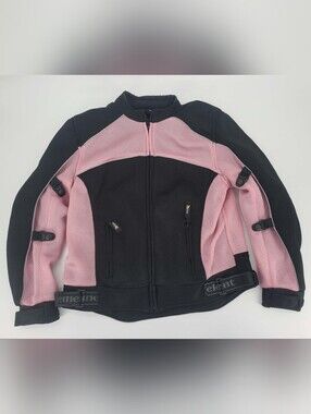 Xelement Mesh Women JACKET Motorcycle Biker XL black pink CE Armored CF-508